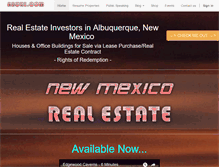 Tablet Screenshot of abqre.com